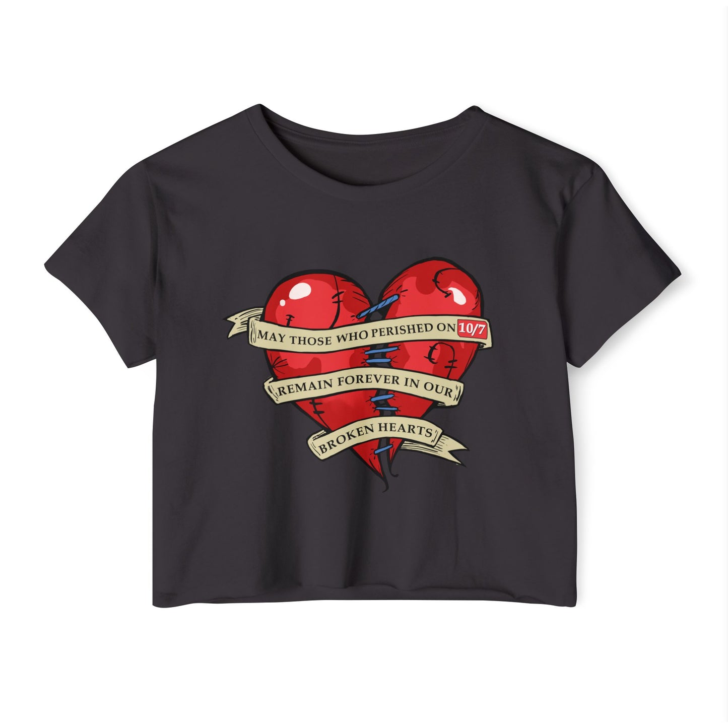 Broken Heart Women's Crop Top