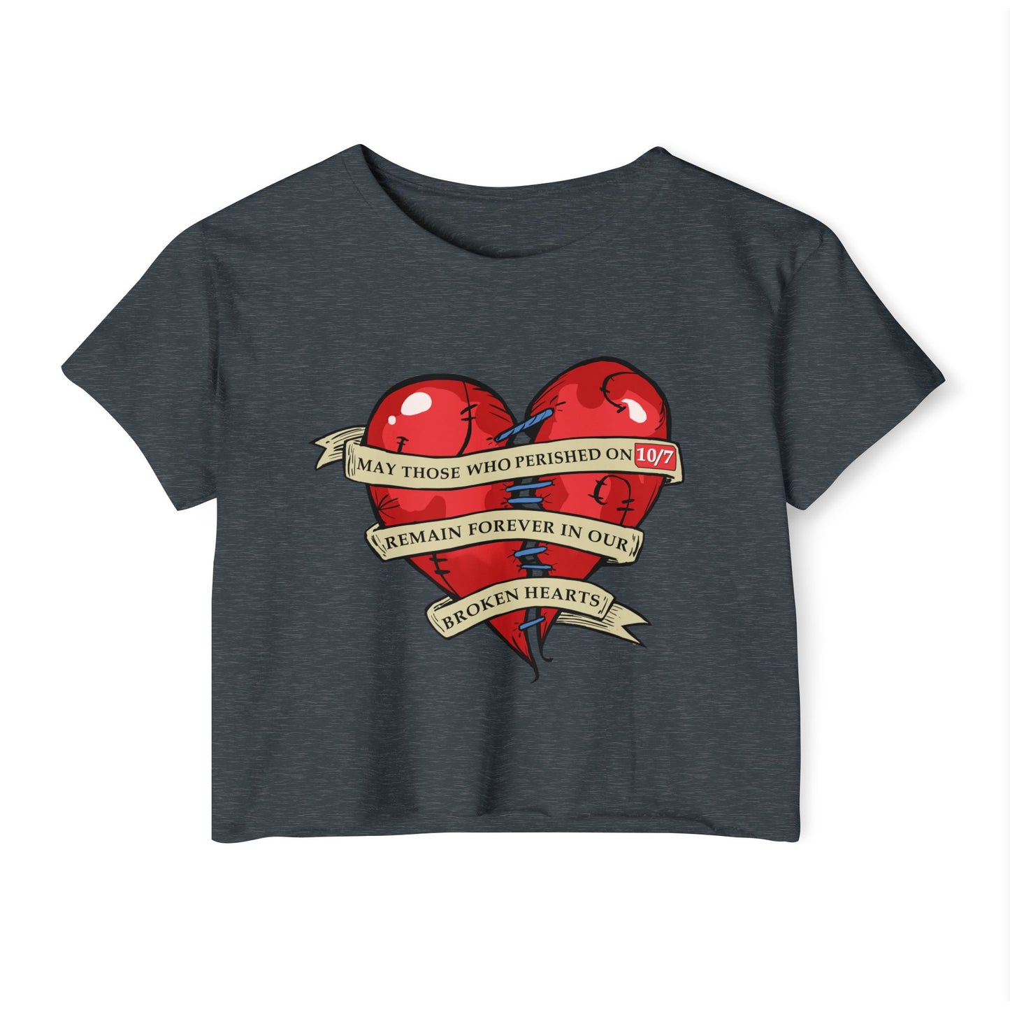Broken Heart Women's Crop Top