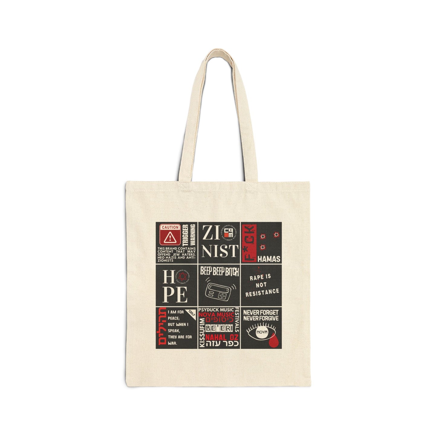 Unfiltered - Cotton Canvas Tote Bag