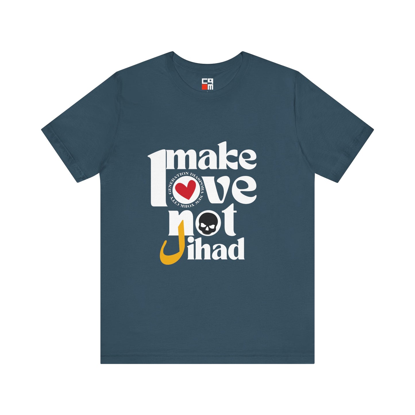 Make Love not Jihad Unisex Jersey Short Sleeve Tee