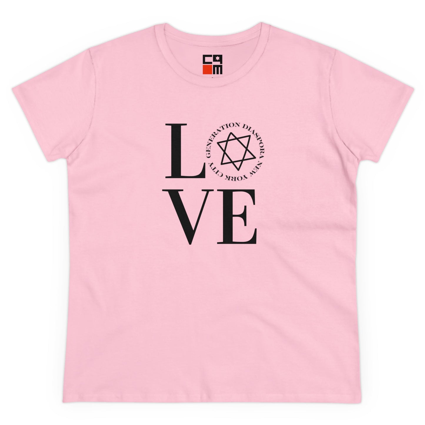 LOVE - Women's Midweight Cotton Tee