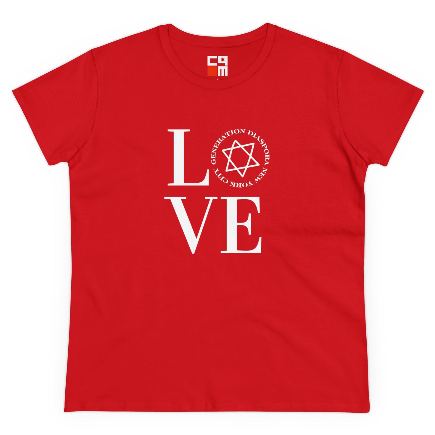 LOVE - Women's Midweight Cotton Tee
