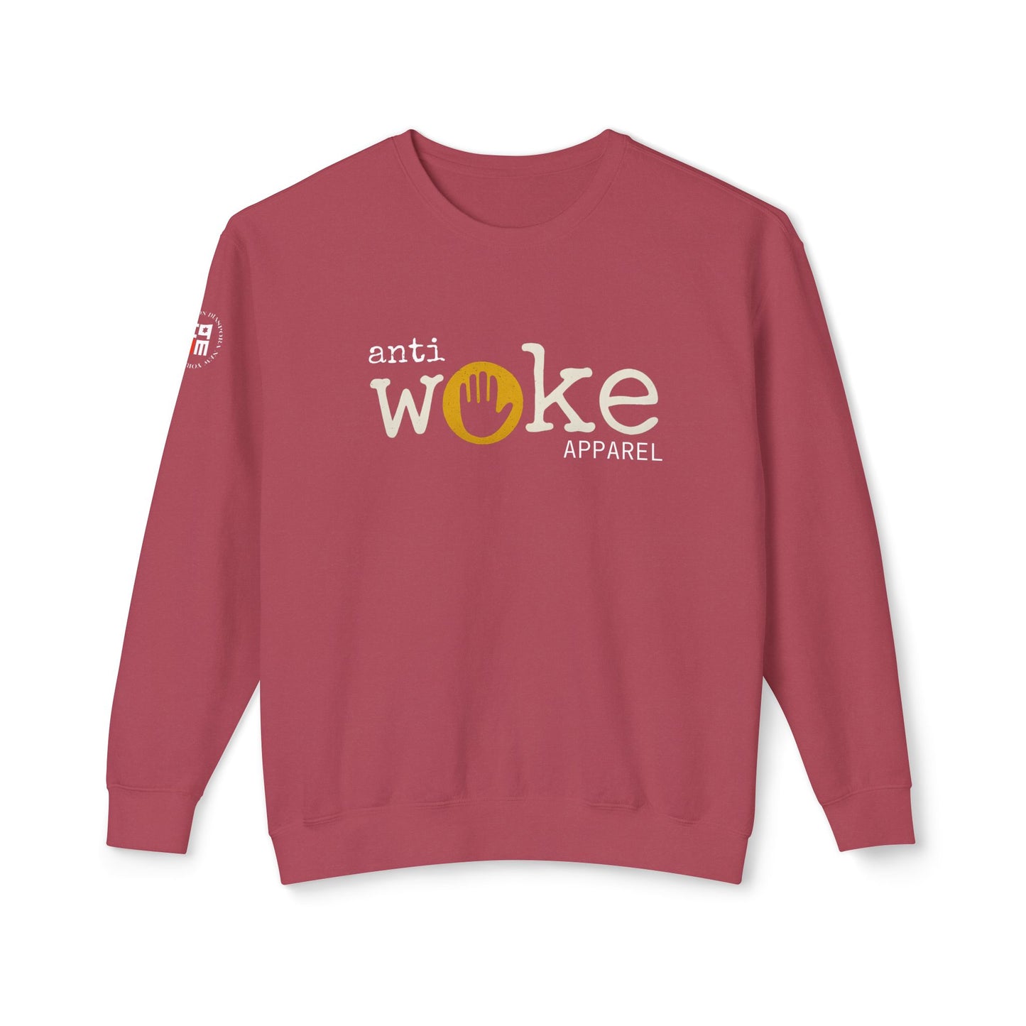 Anti WOKE Unisex Lightweight Crewneck Sweatshirt