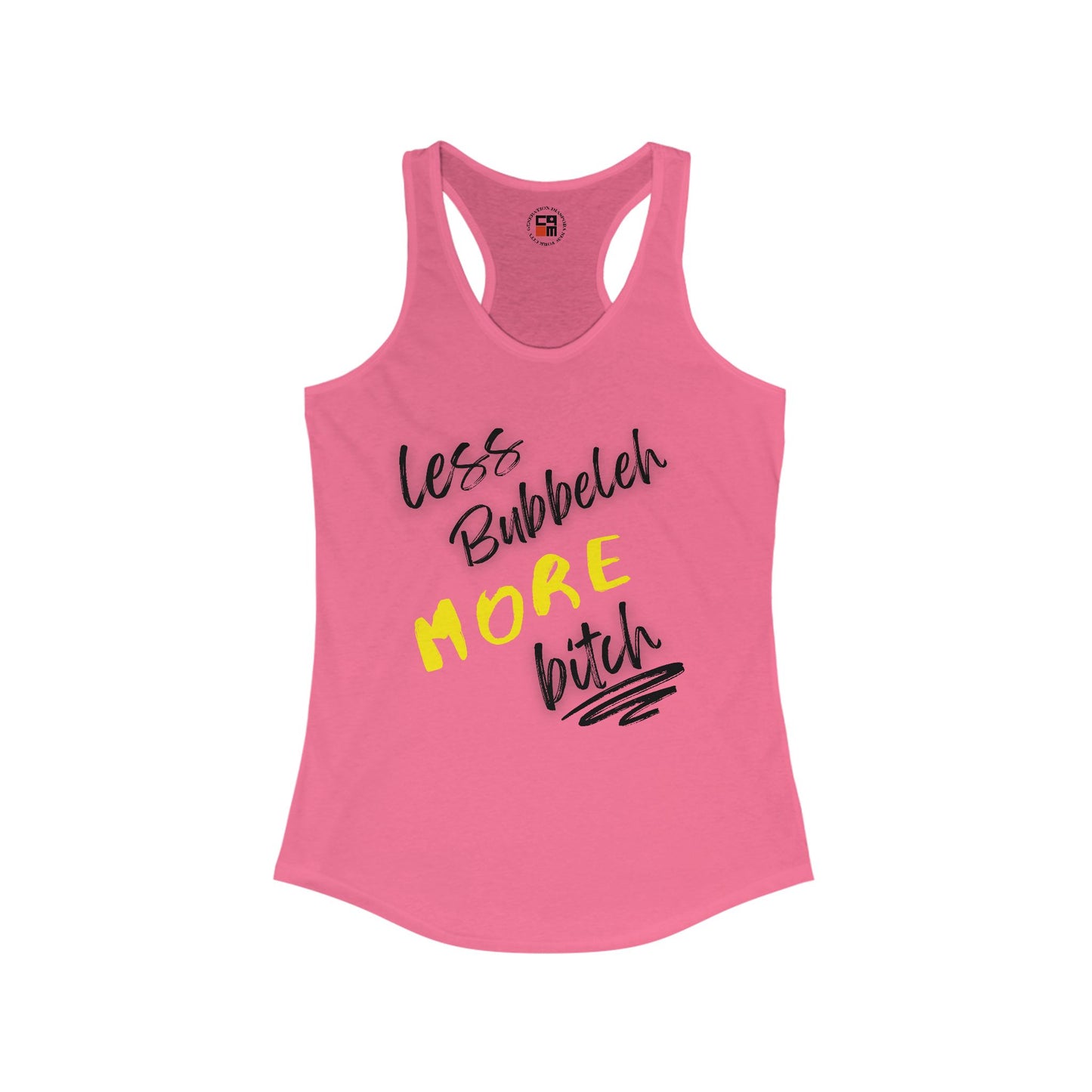 Less Bubelle Women's Racerback Tank