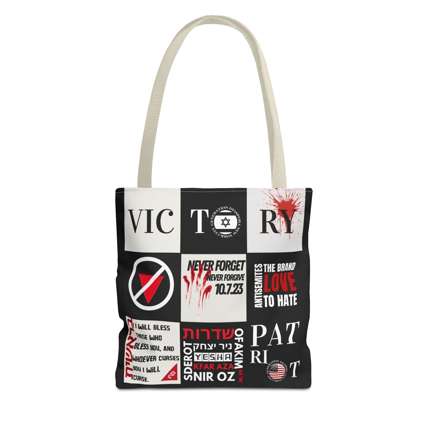 Unfiltered Tote Bag (Black Polyester)