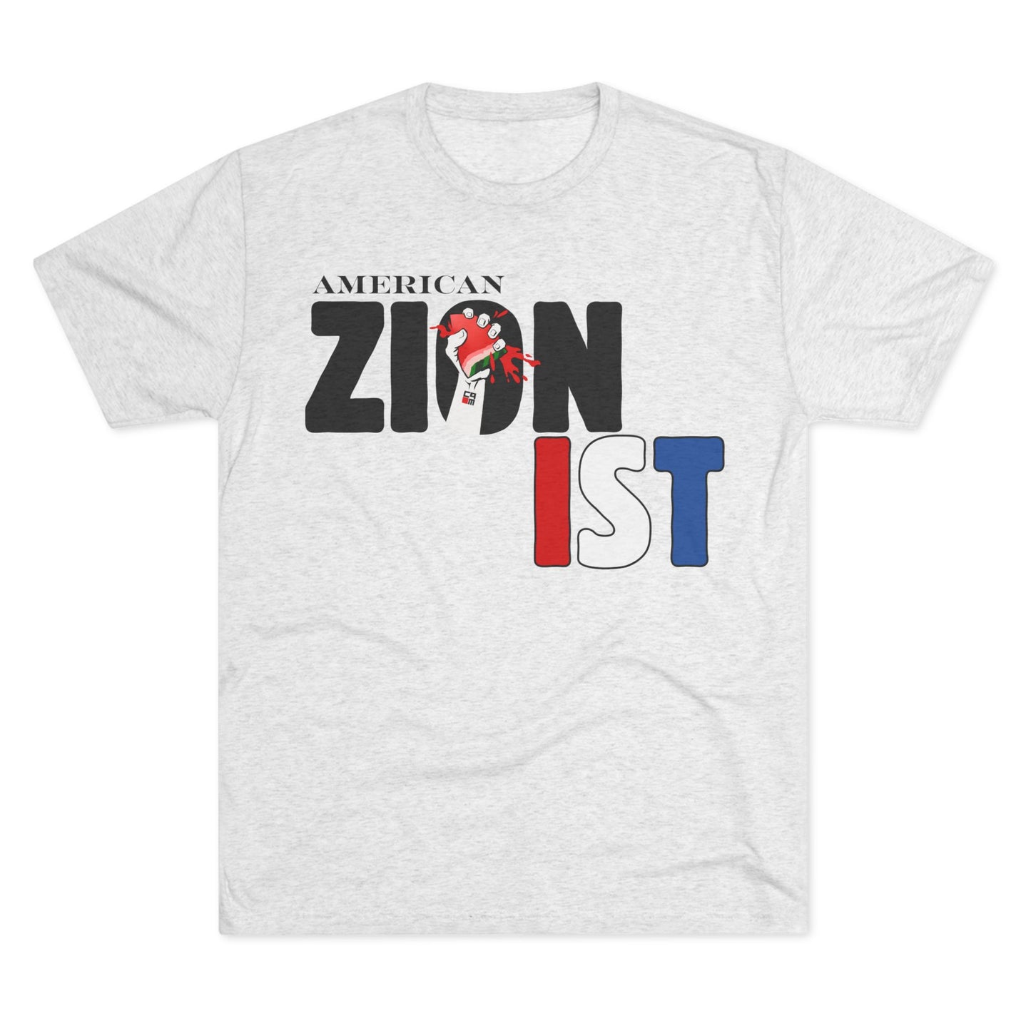 American Zionist Unisex Tri-Blend Crew Tee