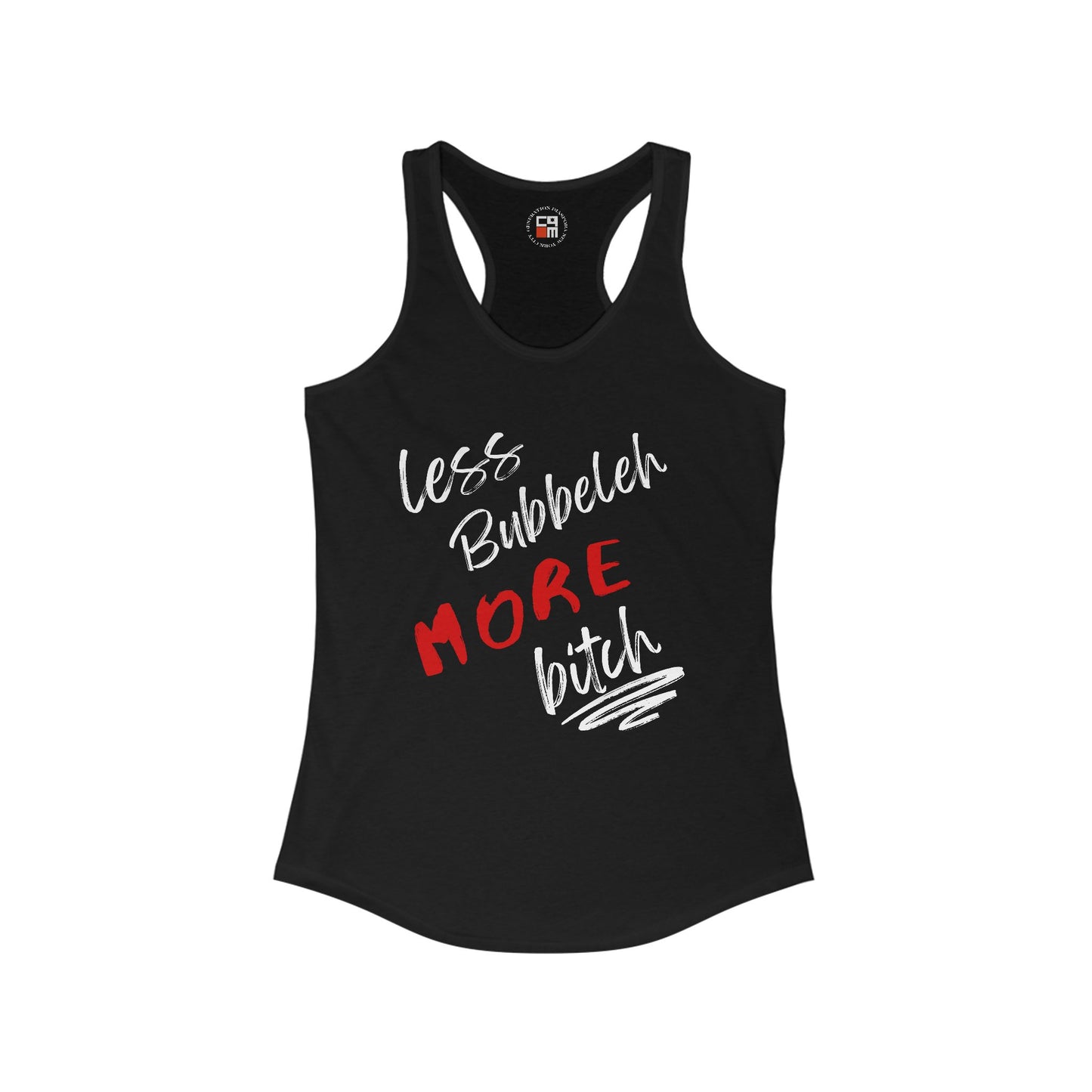 Less Bubelle Women's Racerback Tank