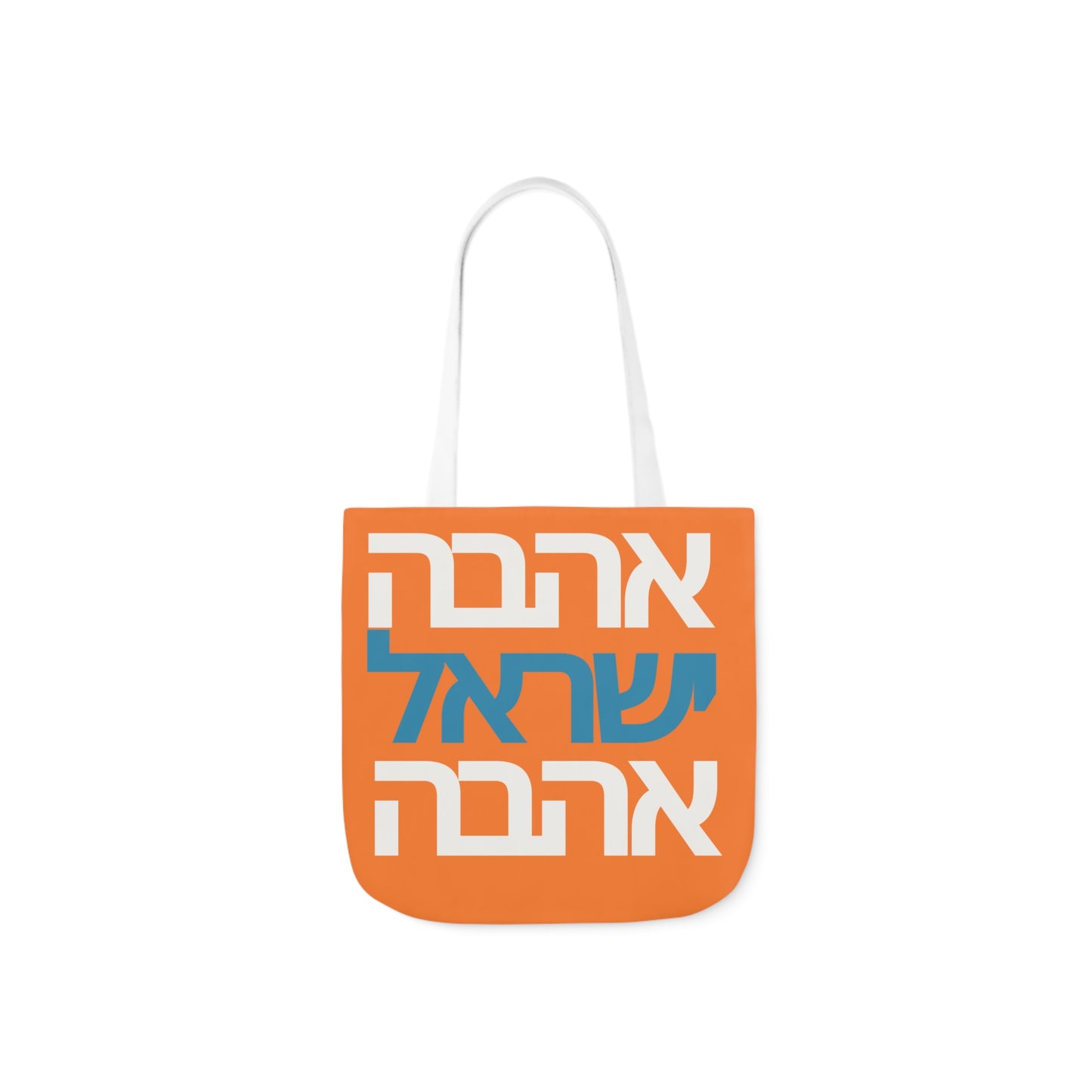 LOVE - Orange Canvas Tote Bag