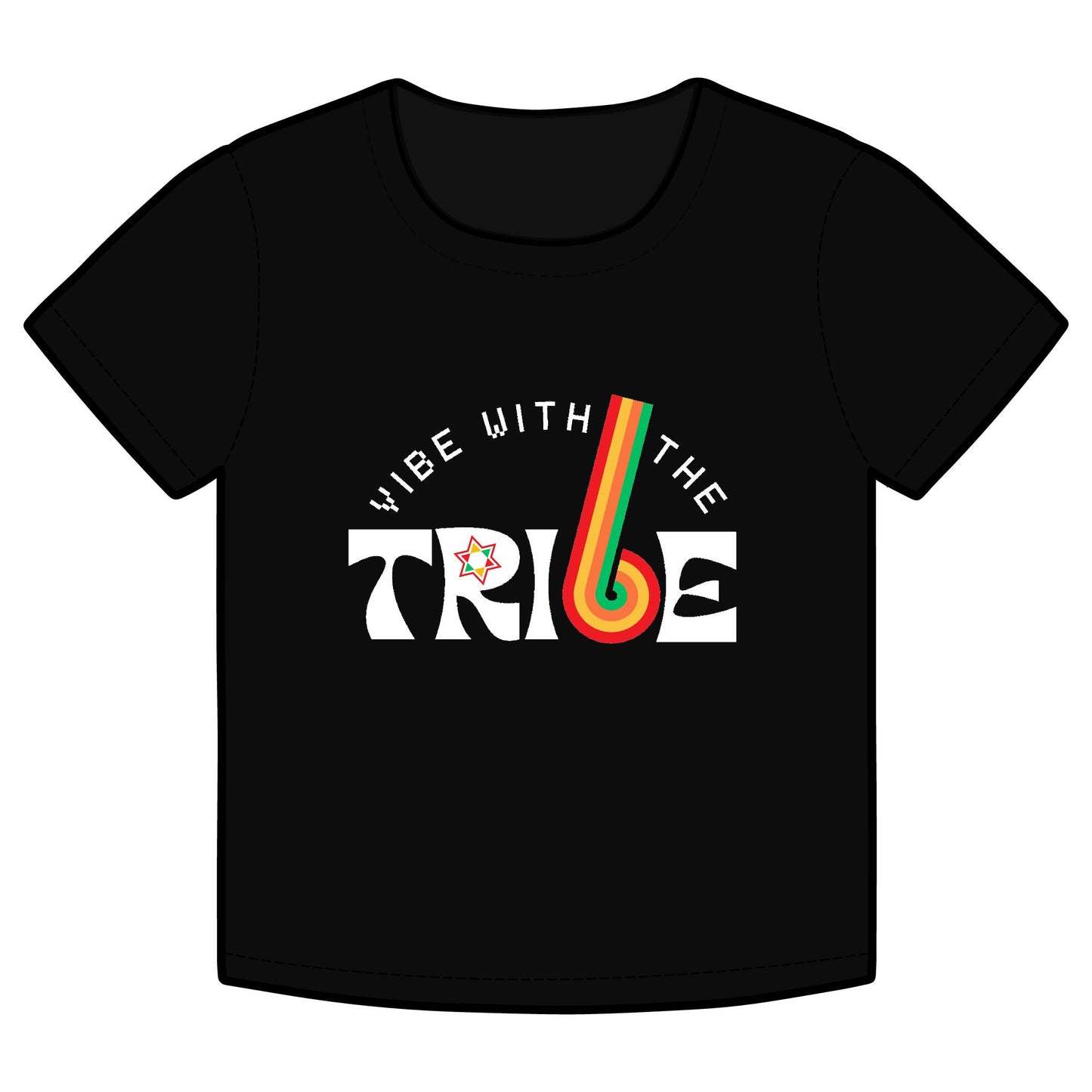 Vibe with the Tribe Organic Rib Baby Tee