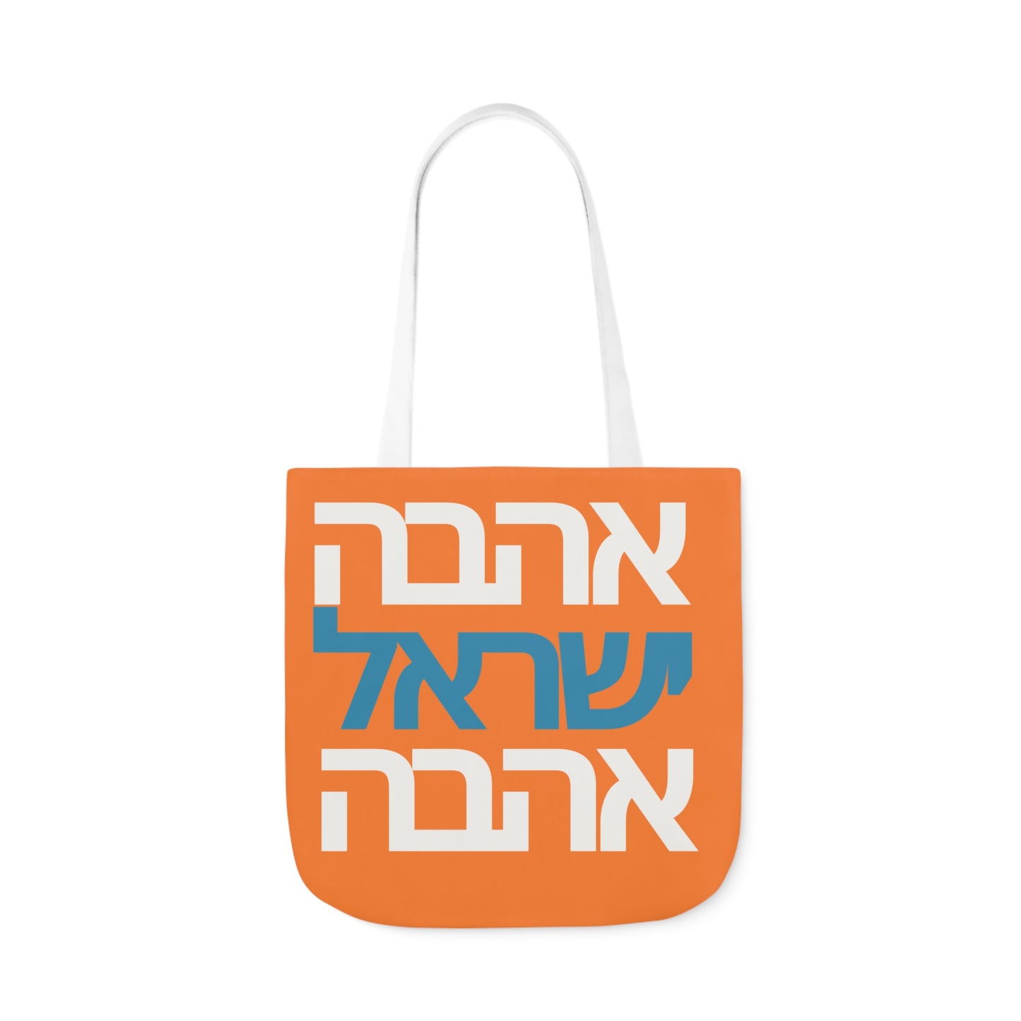 LOVE - Orange Canvas Tote Bag