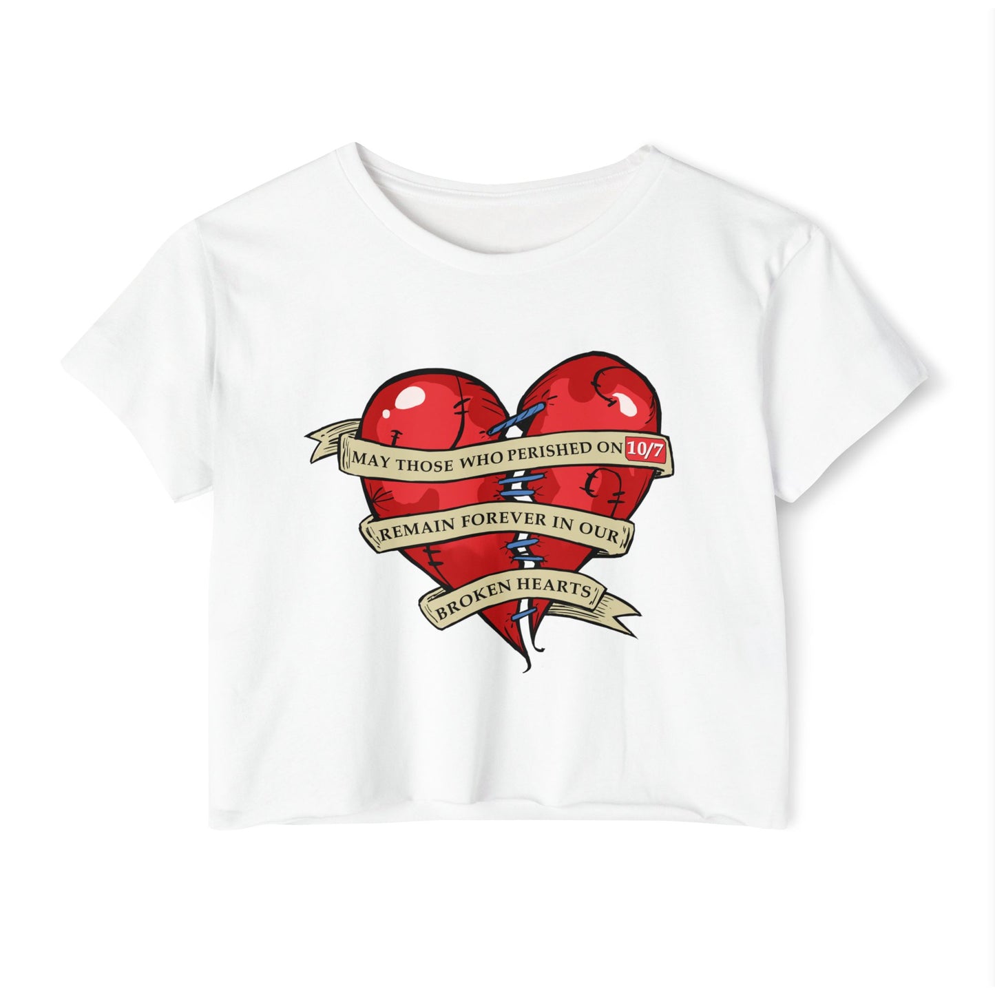 Broken Heart Women's Crop Top