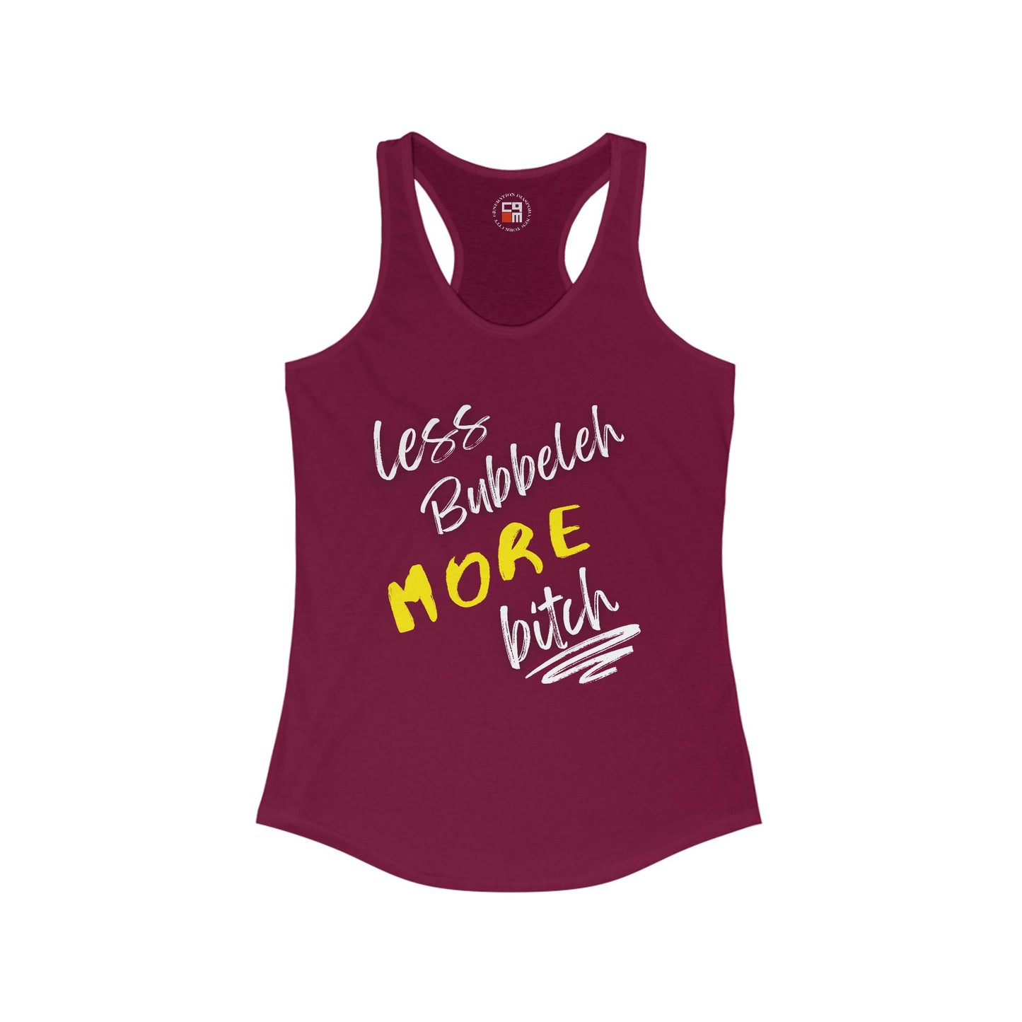 Less Bubelle Women's Racerback Tank