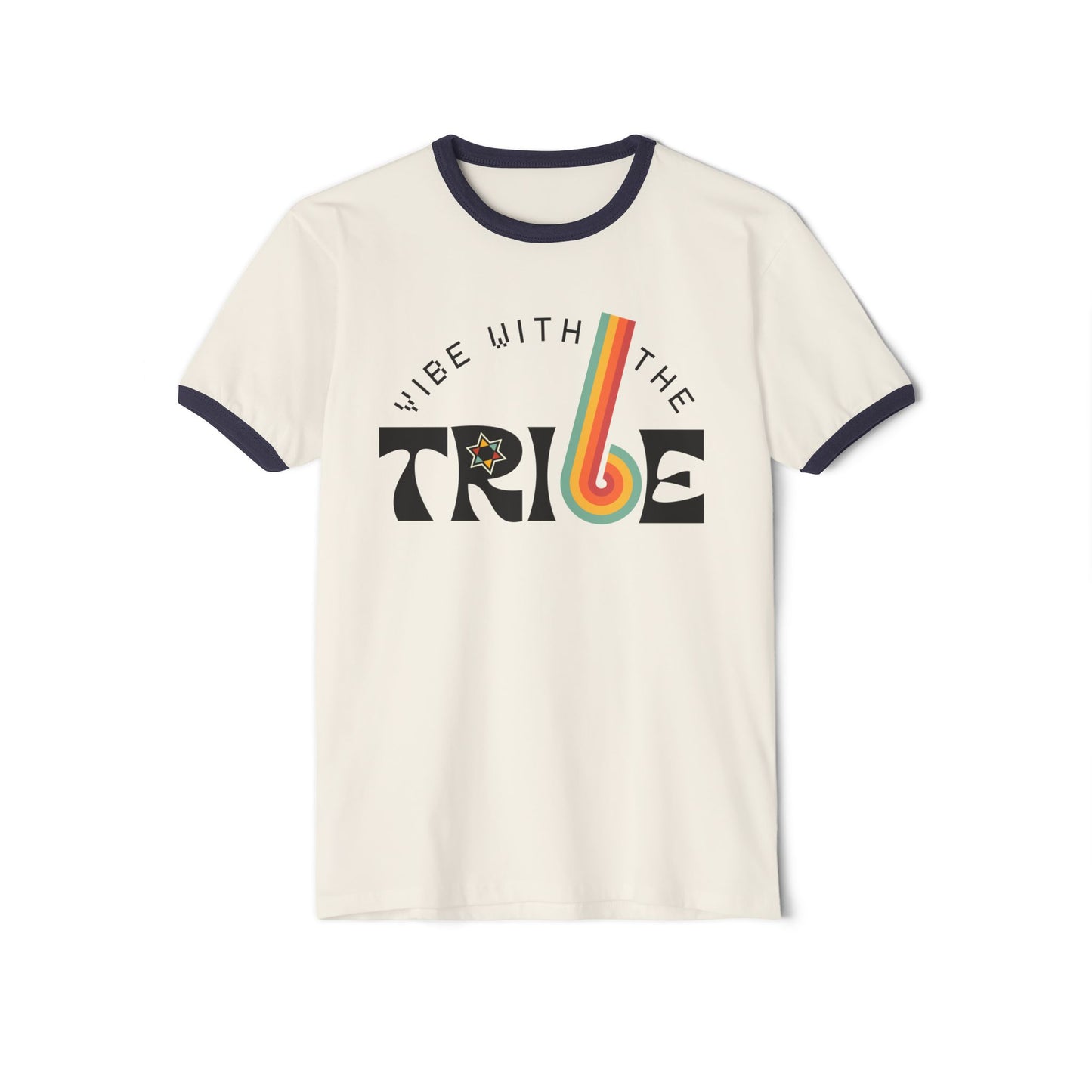 Vibe with the Tribe Unisex Cotton Ringer T-Shirt