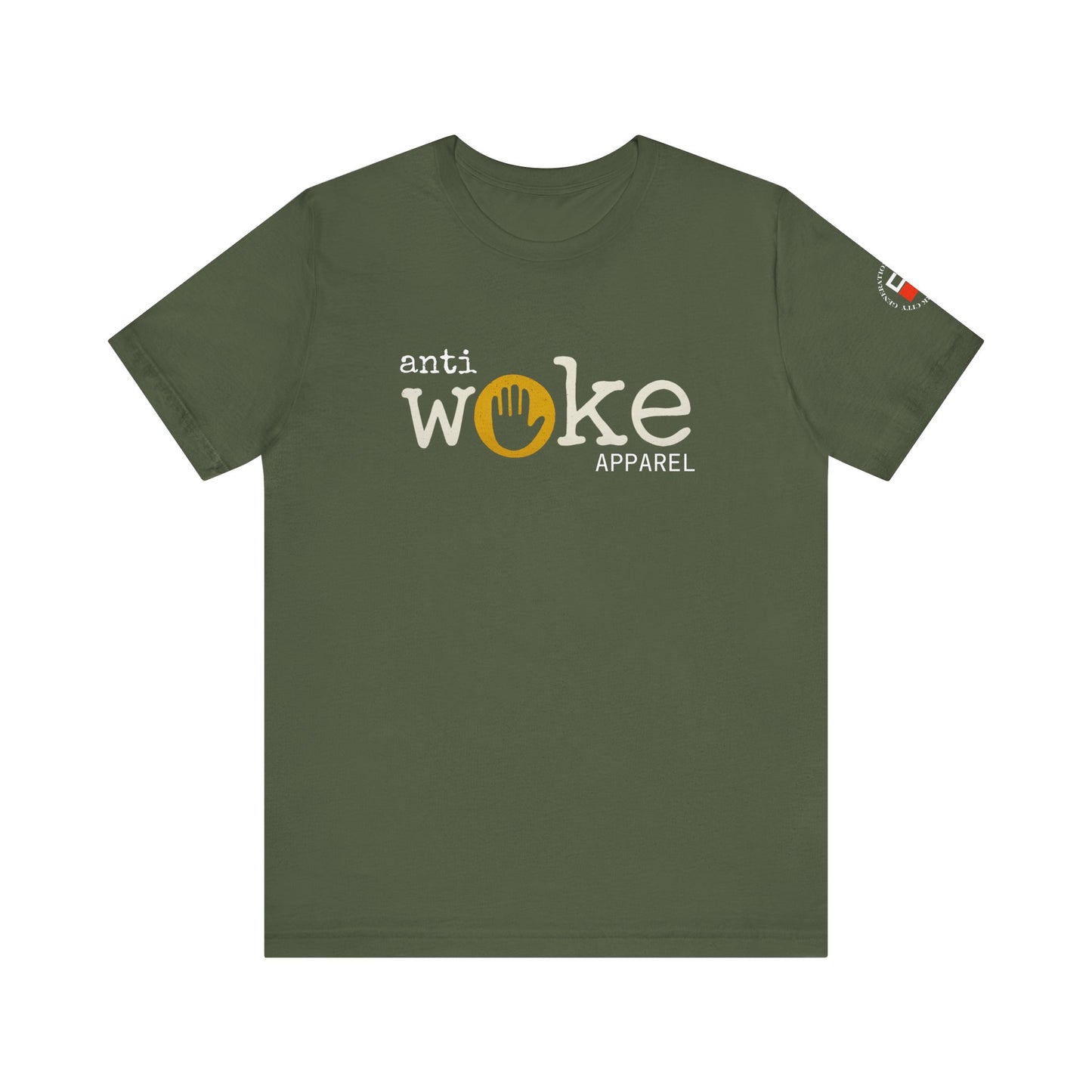 ANTI WOKE Unisex Jersey Short Sleeve Tee