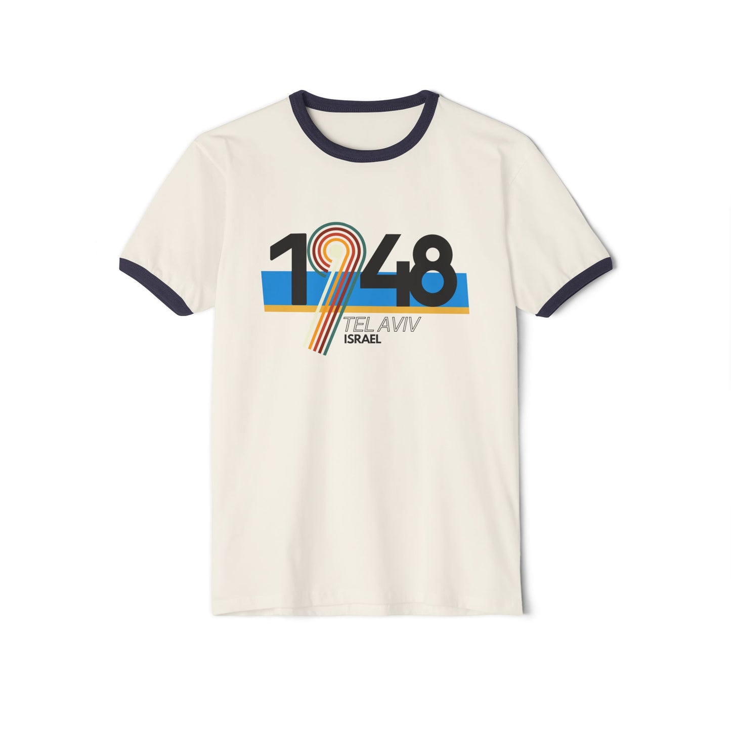 Celebrate 48' Unisex Cotton Ringer T-Shirt