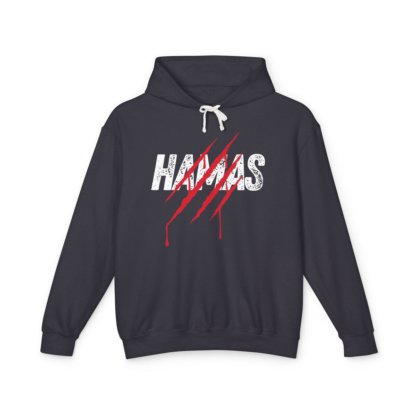 Eradicate Hamas - Unisex Lightweight Hooded Sweatshirt