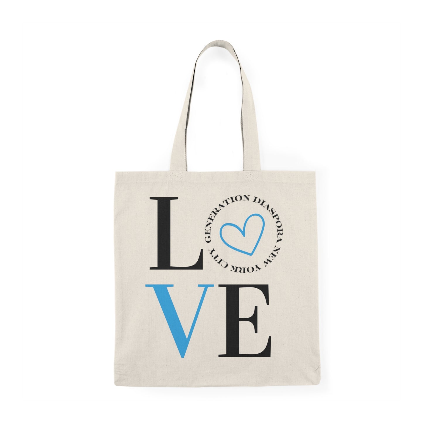 Love (Ahava) Israel Natural Tote Bag