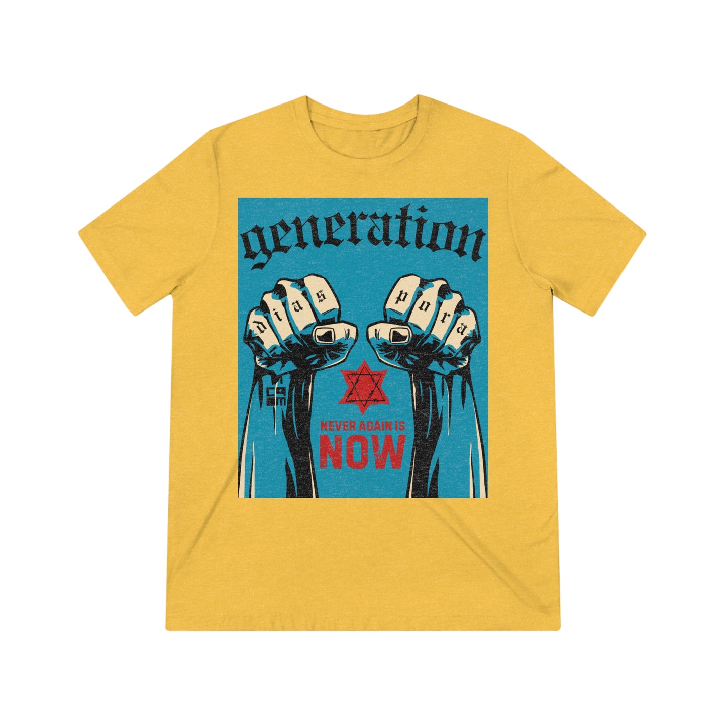 Never Again Unisex Triblend Tee