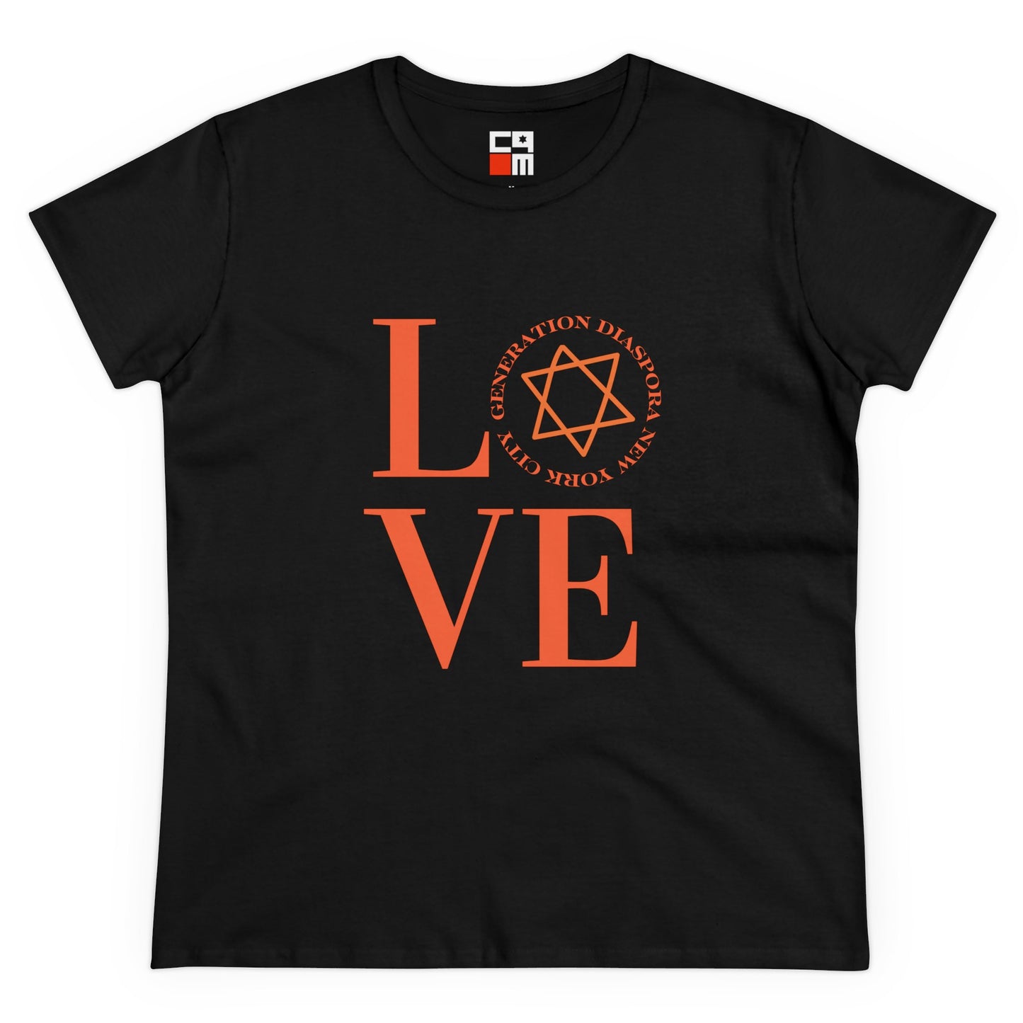 LOVE - Women's Midweight Cotton Tee