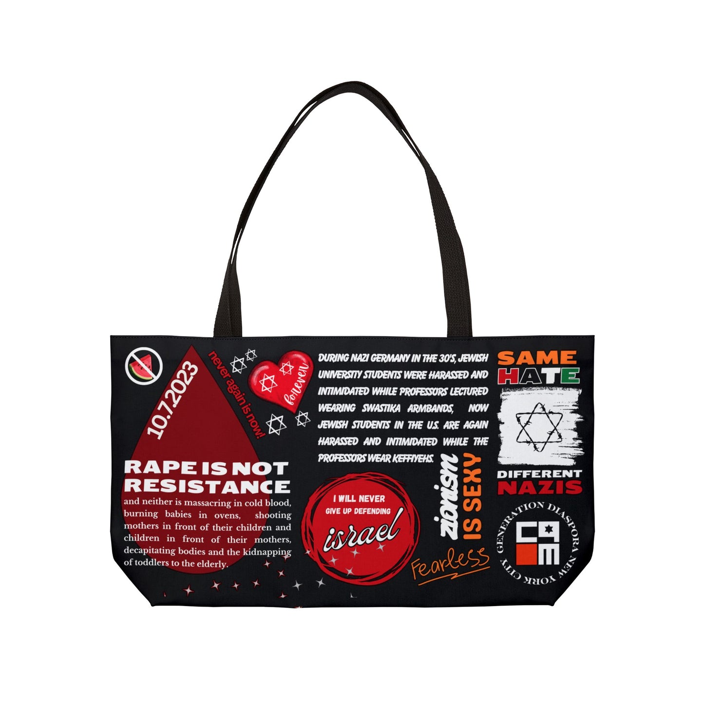 Fearless Weekender Tote Bag