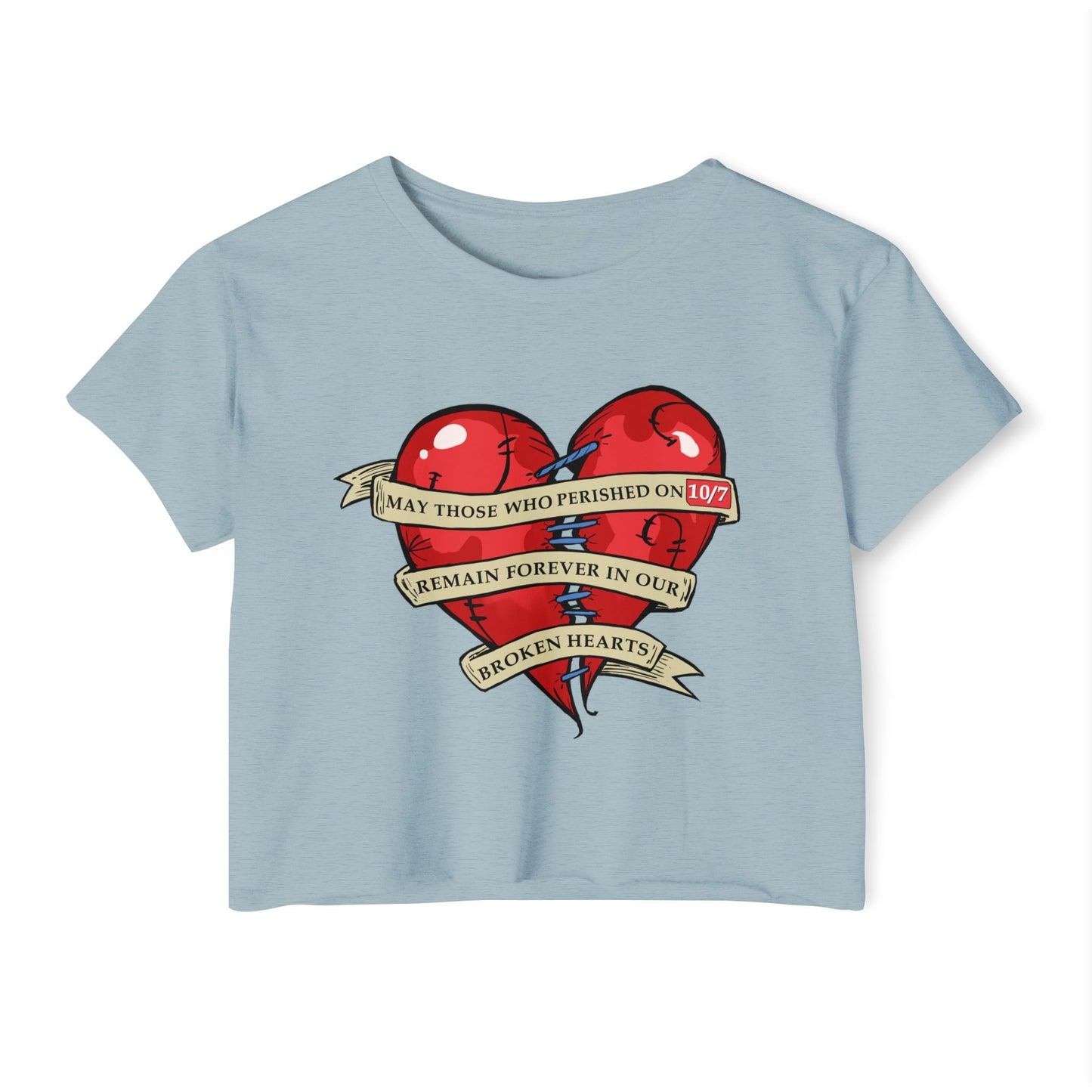 Broken Heart Women's Crop Top