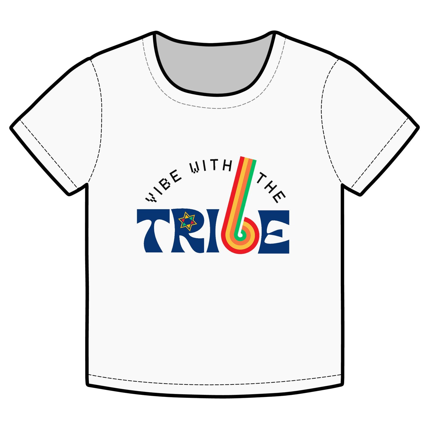 Vibe with the Tribe Organic Rib Baby Tee