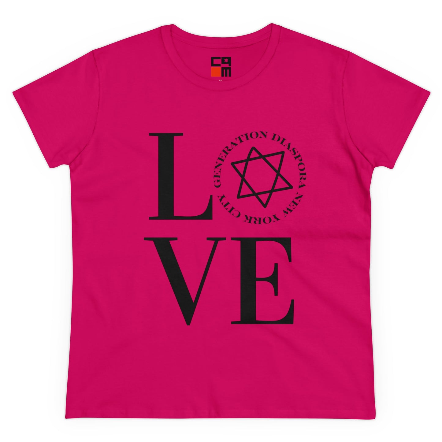 LOVE - Women's Midweight Cotton Tee