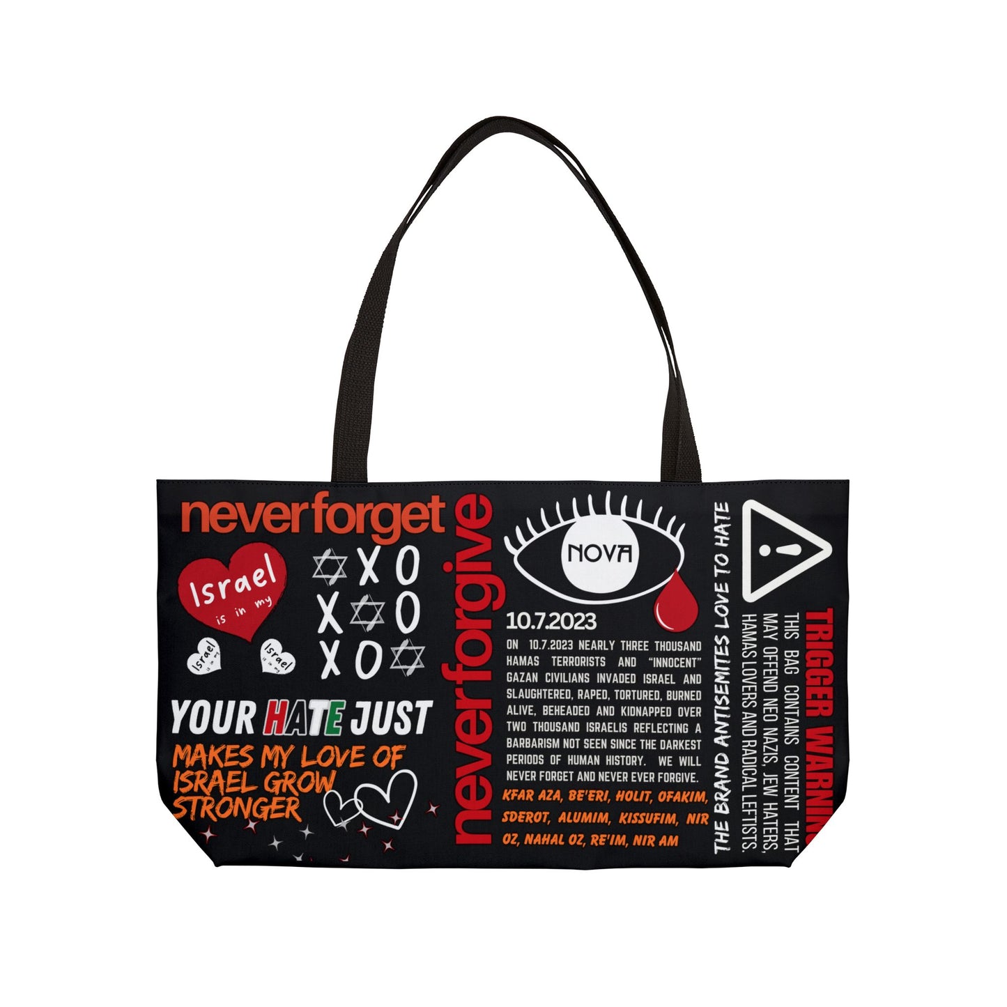Fearless Weekender Tote Bag