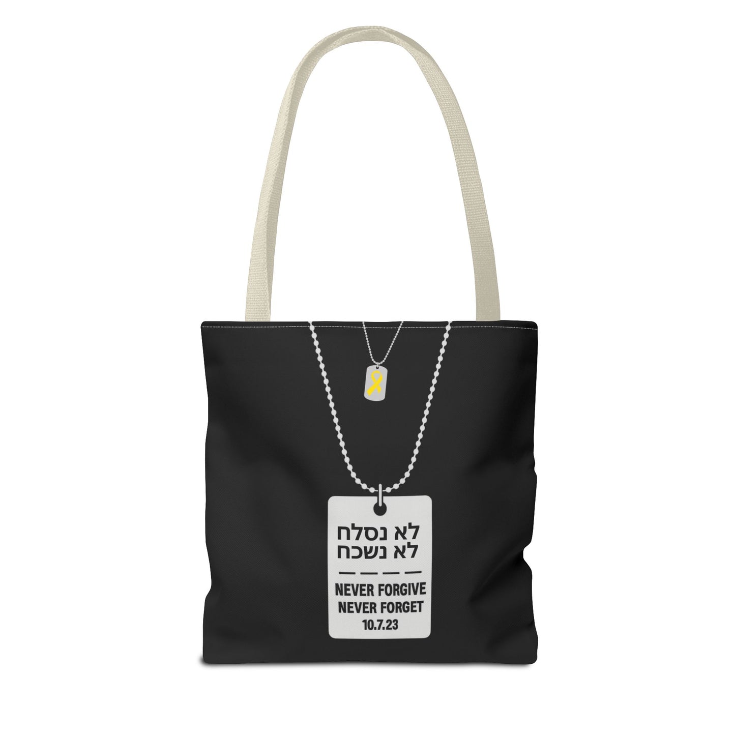 Remembrance Dog Tag Tote Bag