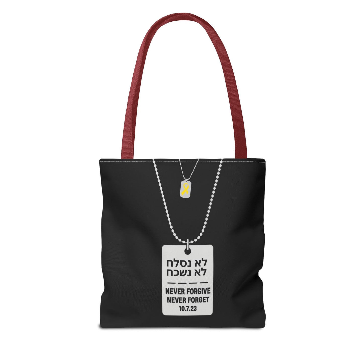 Remembrance Dog Tag Tote Bag