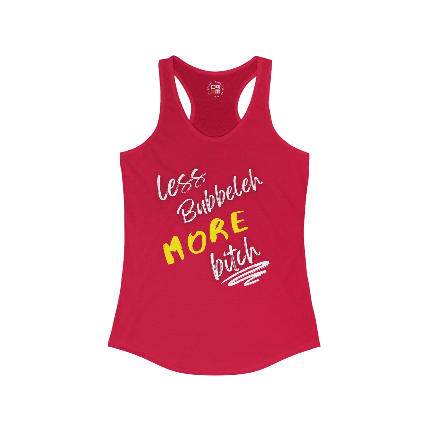 Less Bubelle Women's Racerback Tank
