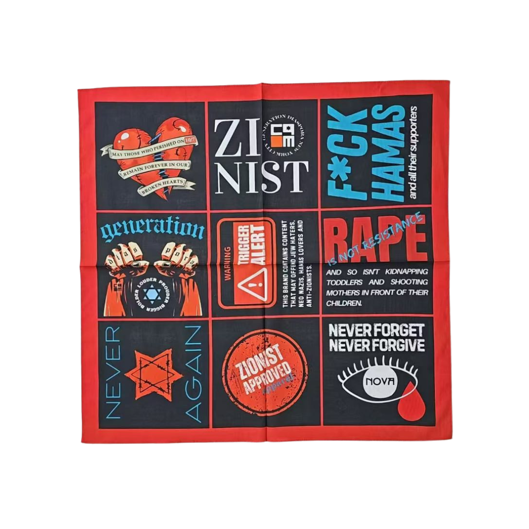 The Bold Zionist Bandana
