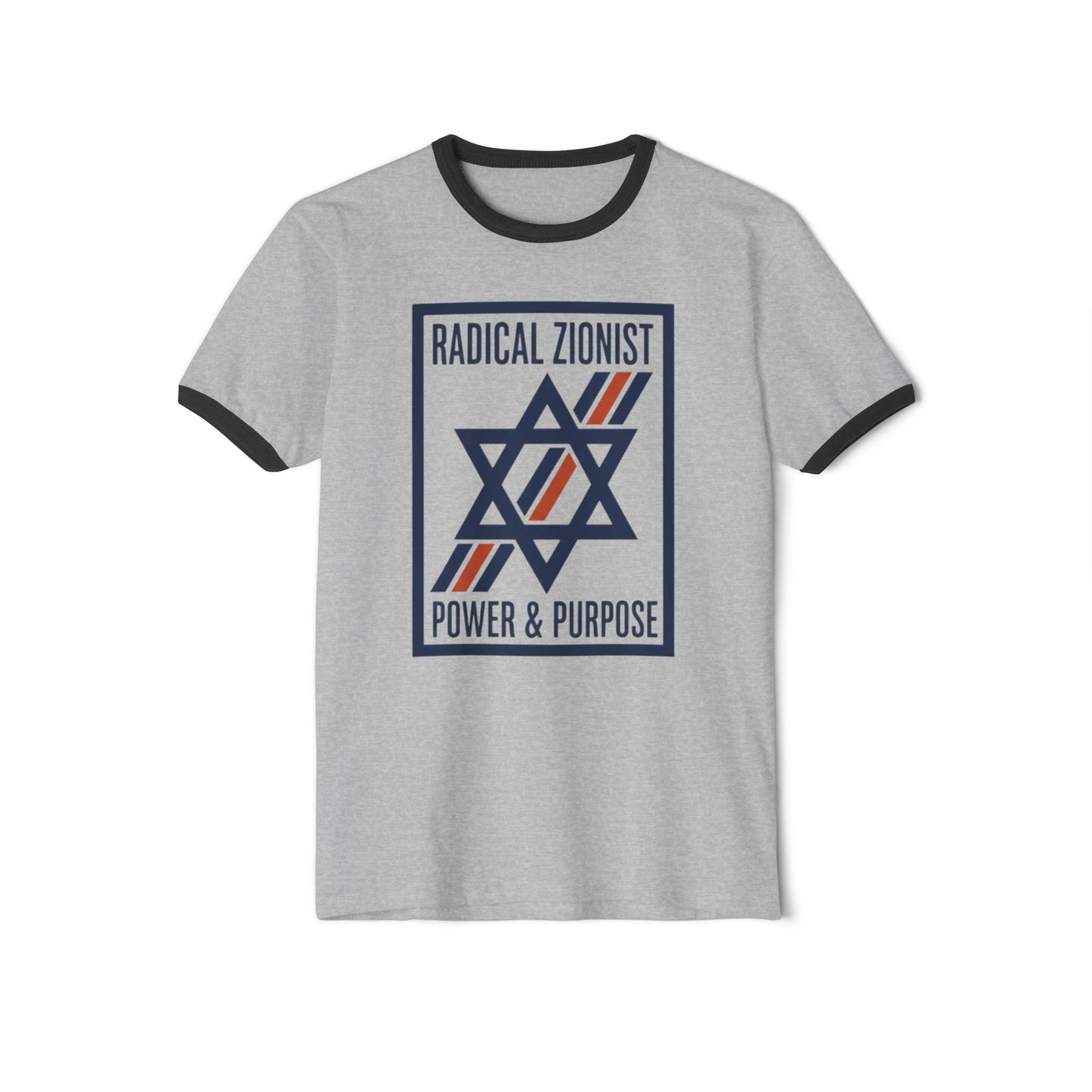 Radical Zionist Unisex Cotton Ringer T-Shirt