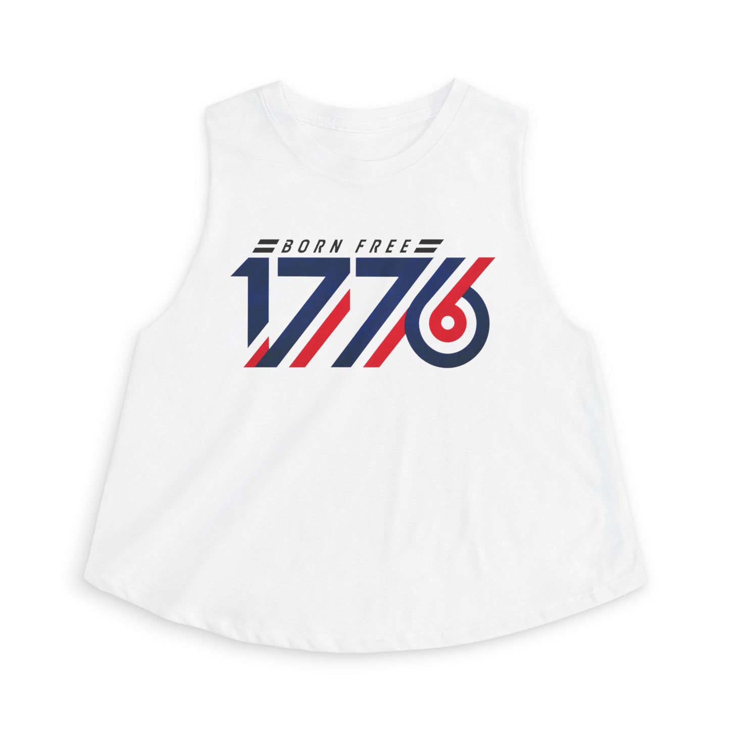 1776 Born Free Women's Crop Top Tank