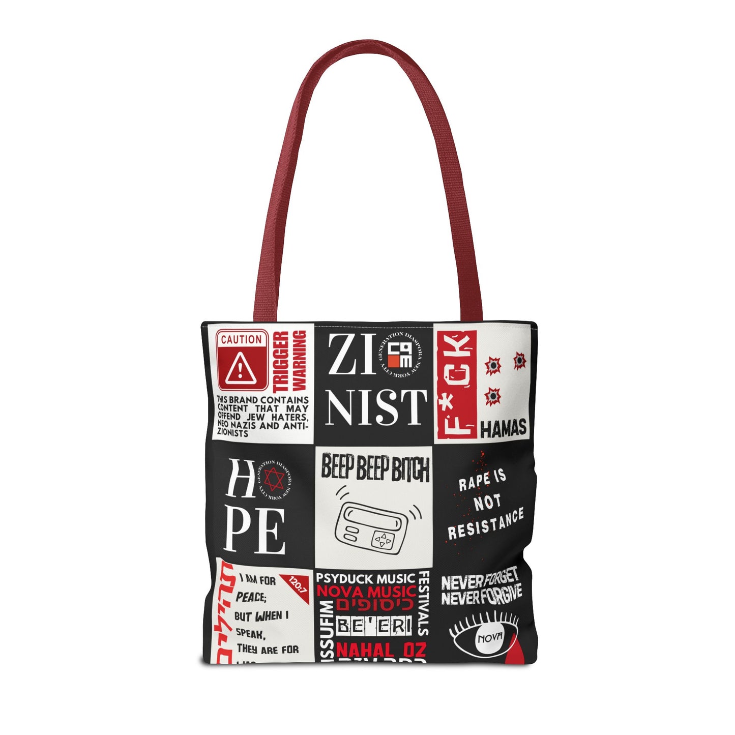 Unfiltered Tote Bag (Black Polyester)
