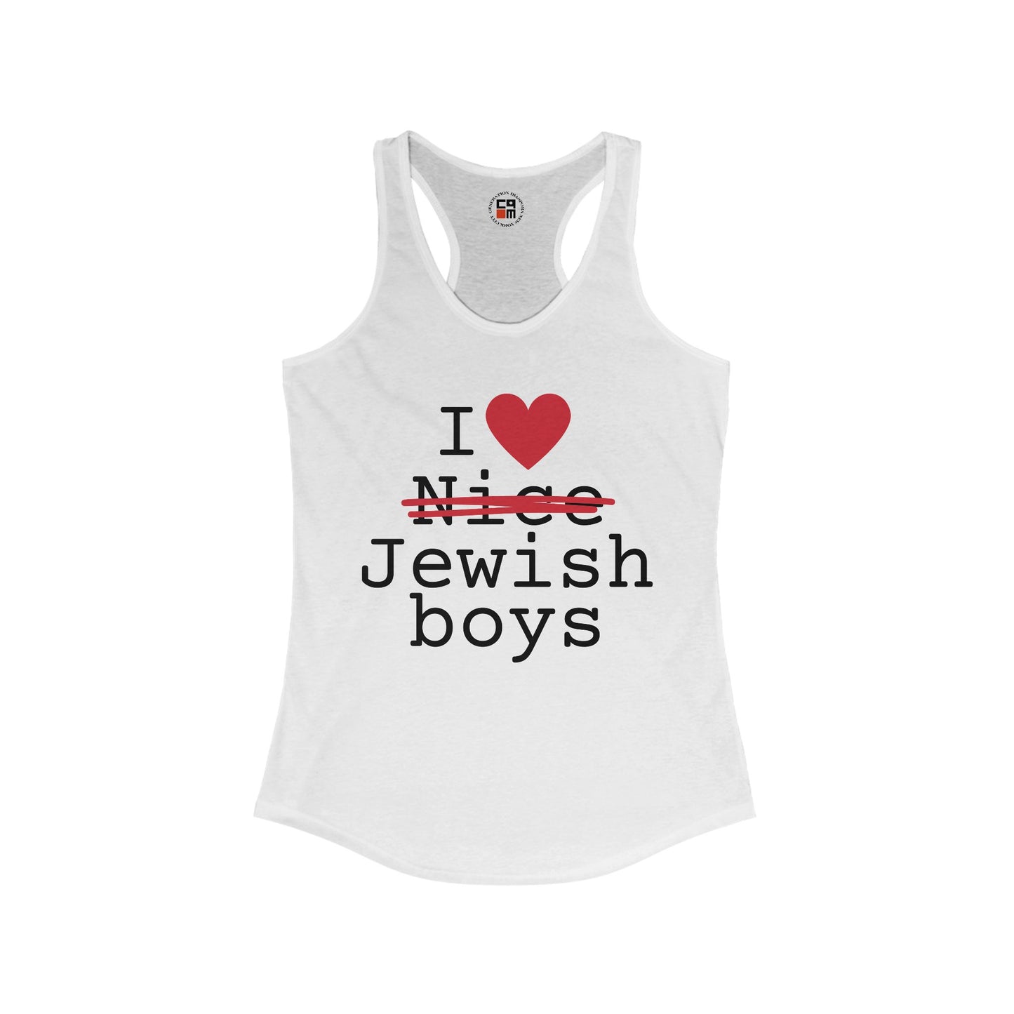 I Heart Jewish Boys Women's Racerback Tank