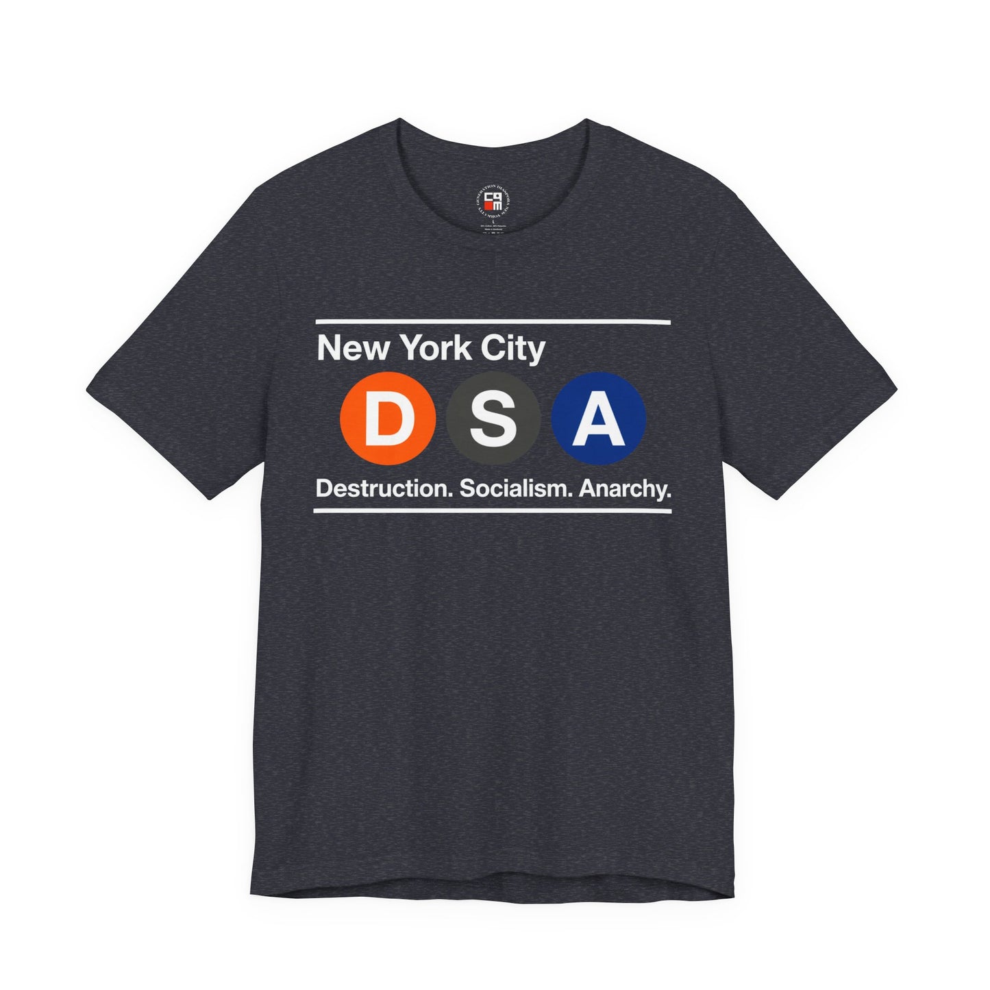 DSA NYC Unisex Jersey Short Sleeve Tee