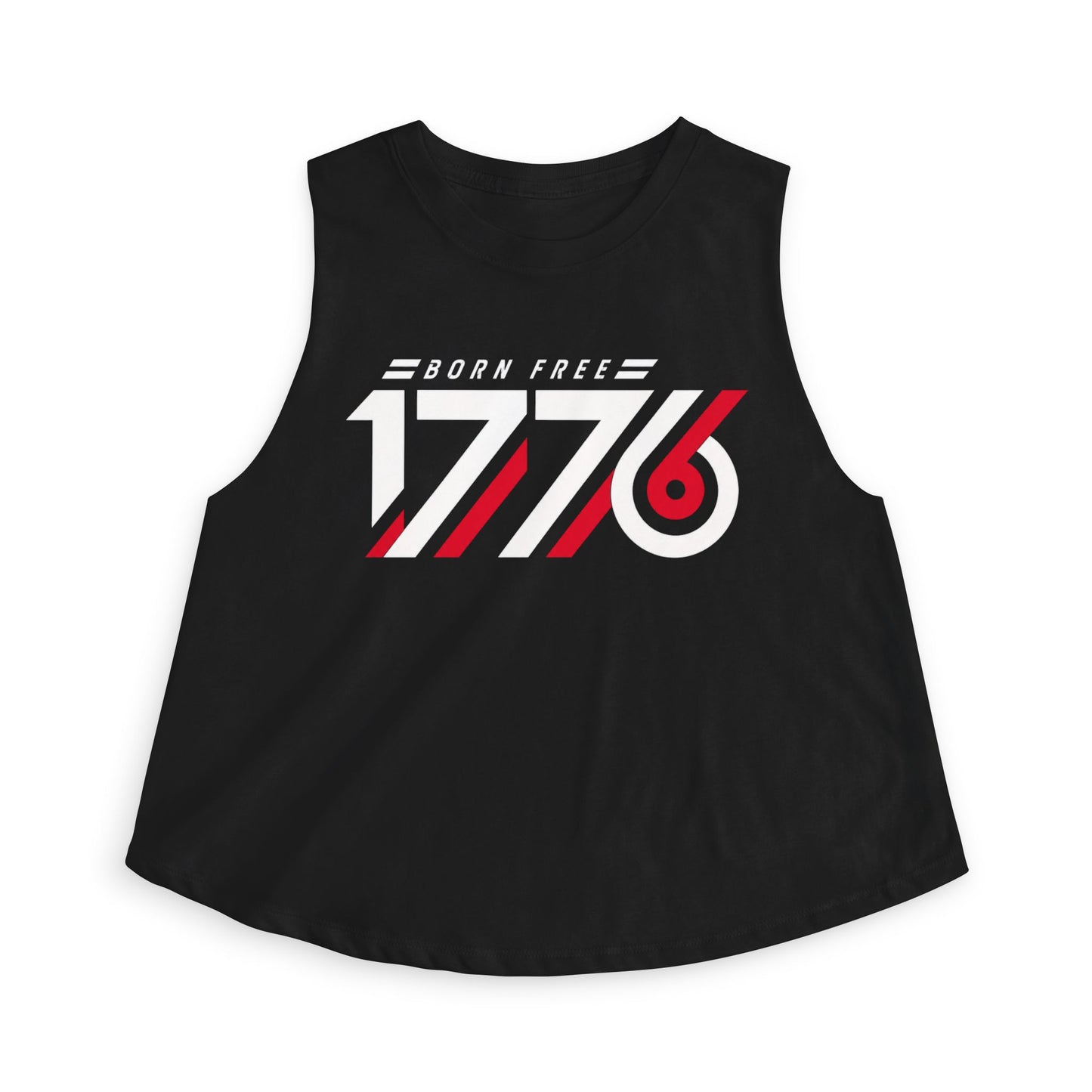 1776 Born Free Women's Crop Top Tank