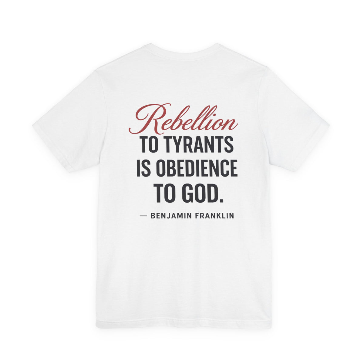 REBEL 1776 Unisex Jersey Short Sleeve Tee