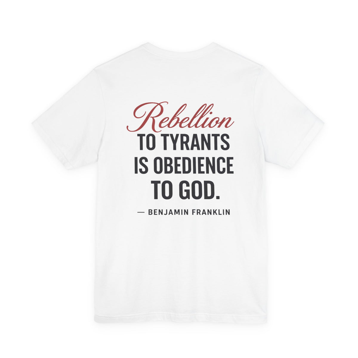 REBEL 1776 Unisex Jersey Short Sleeve Tee