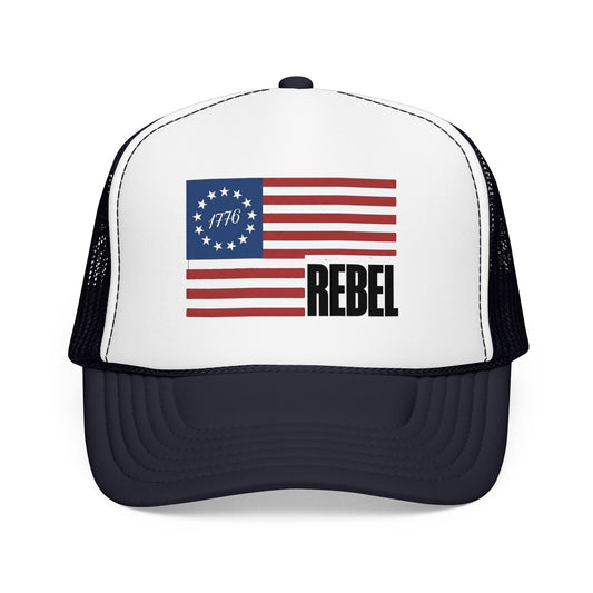 REBEL 1776 Foam Trucker Hat