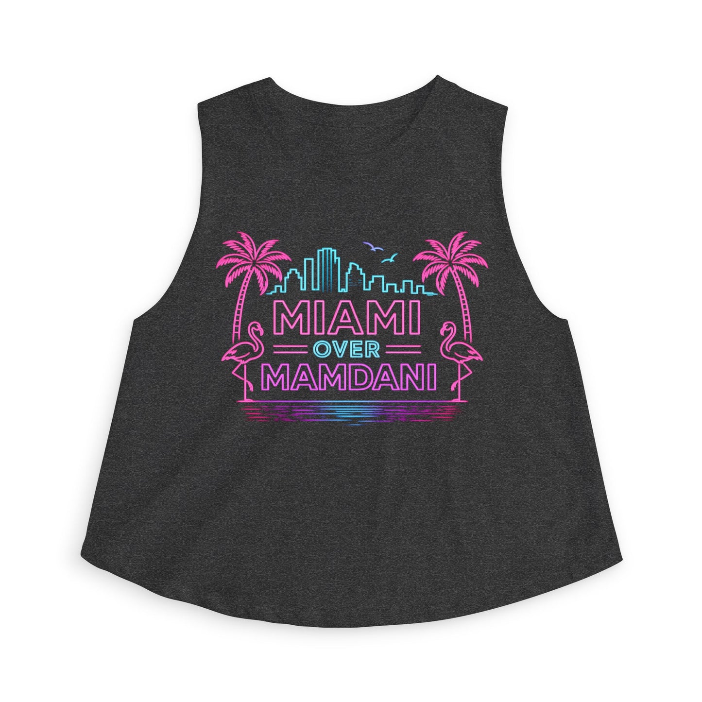 Miami over Mamdani Women's Crop Top tank