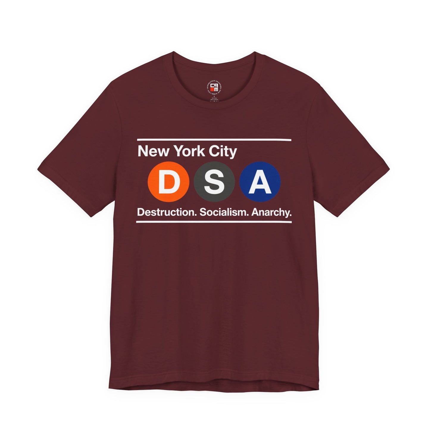 DSA NYC Unisex Jersey Short Sleeve Tee