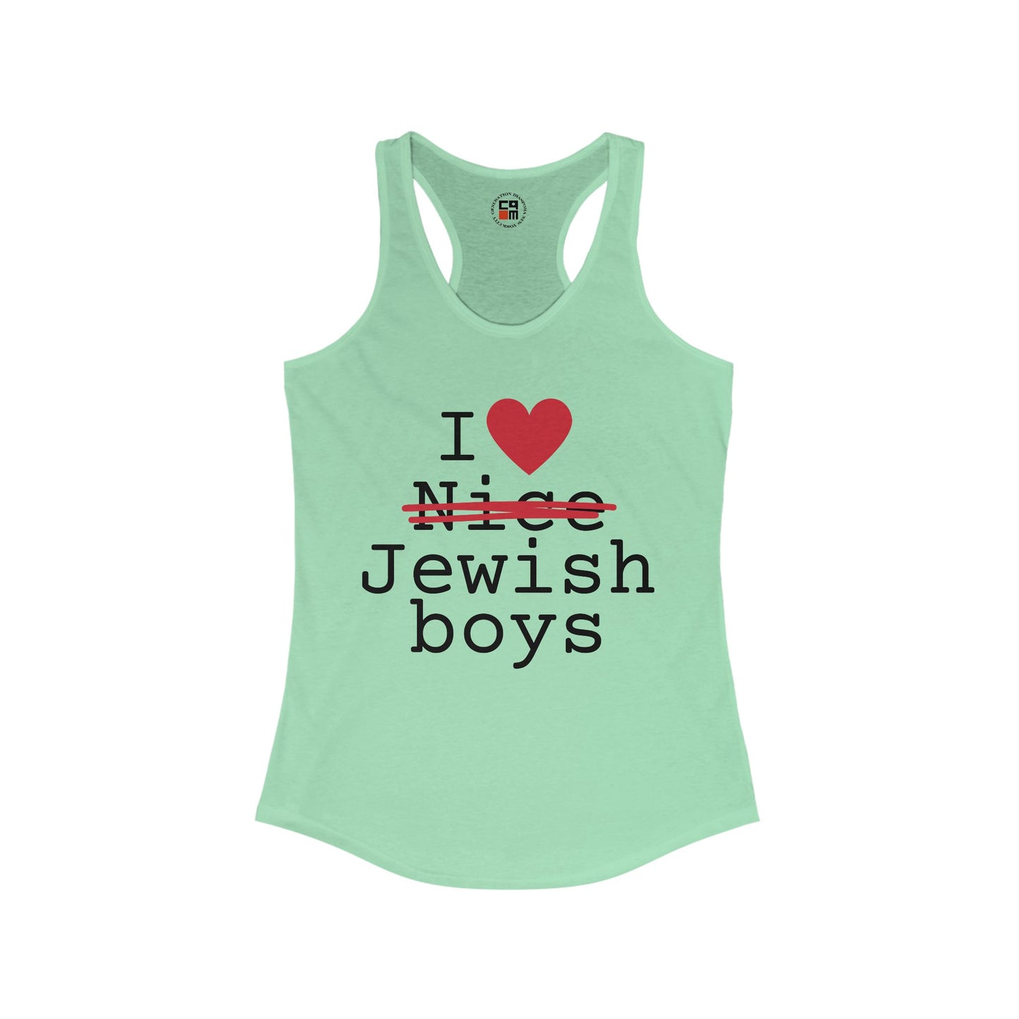 I Heart Jewish Boys Women's Racerback Tank