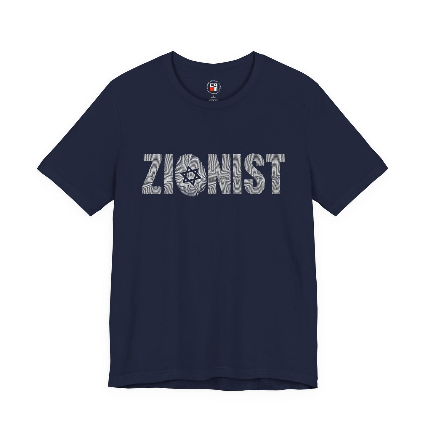 ZIONIST Finger Print Unisex Short Sleeve Tee