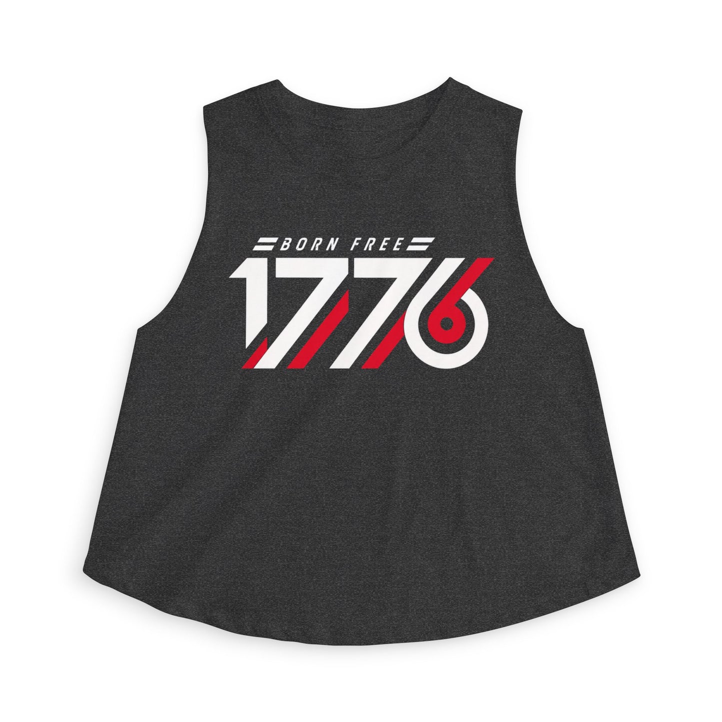 1776 Born Free Women's Crop Top Tank