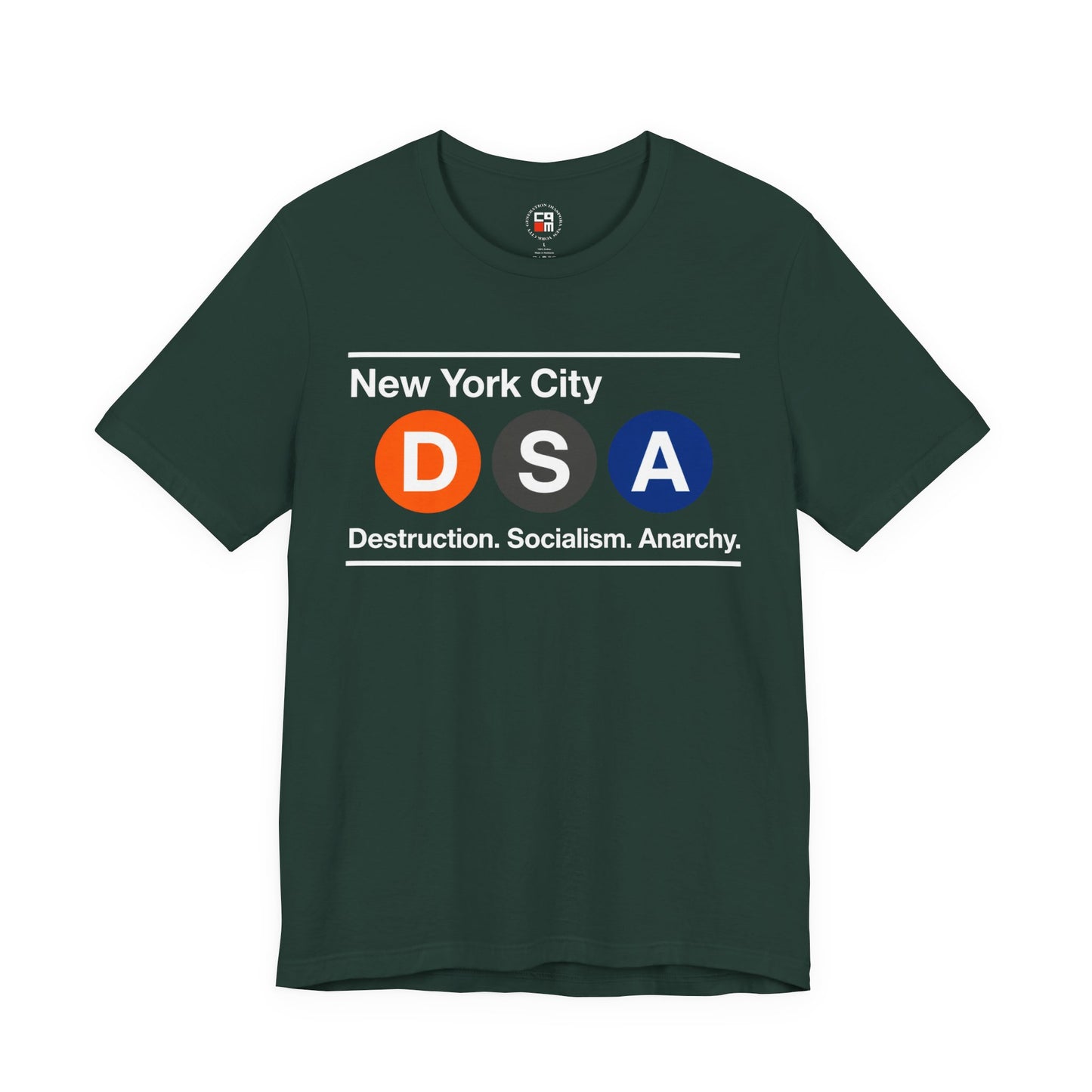 DSA NYC Unisex Jersey Short Sleeve Tee