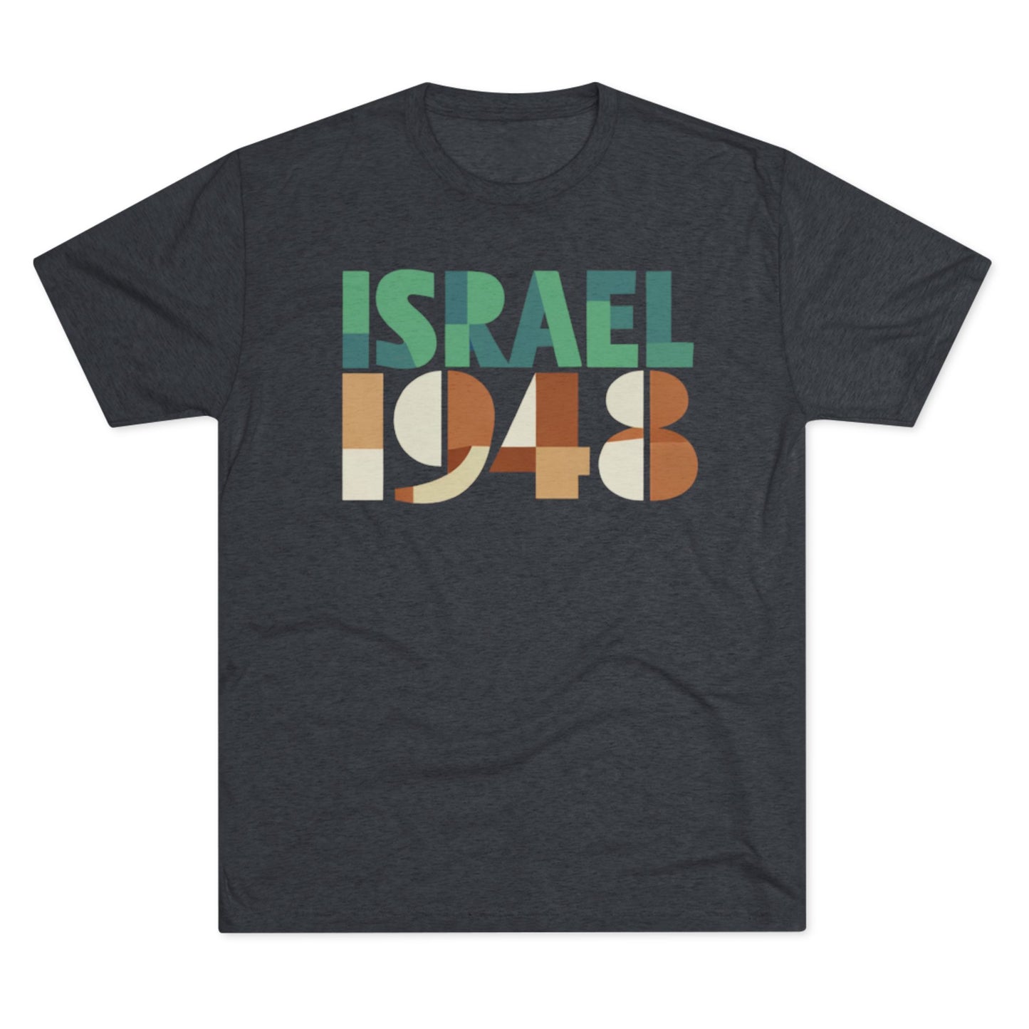 Israel 1948 Unisex Tri-Blend Crew Tee