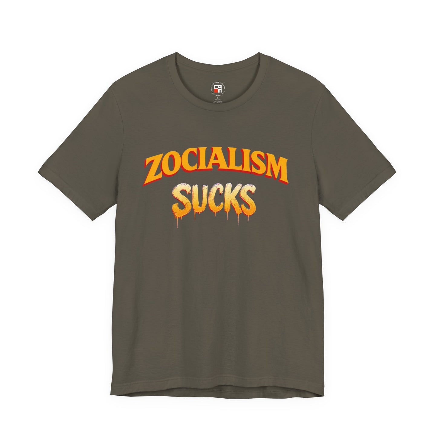 Zocialism Sucks Unisex Jersey Short Sleeve Tee