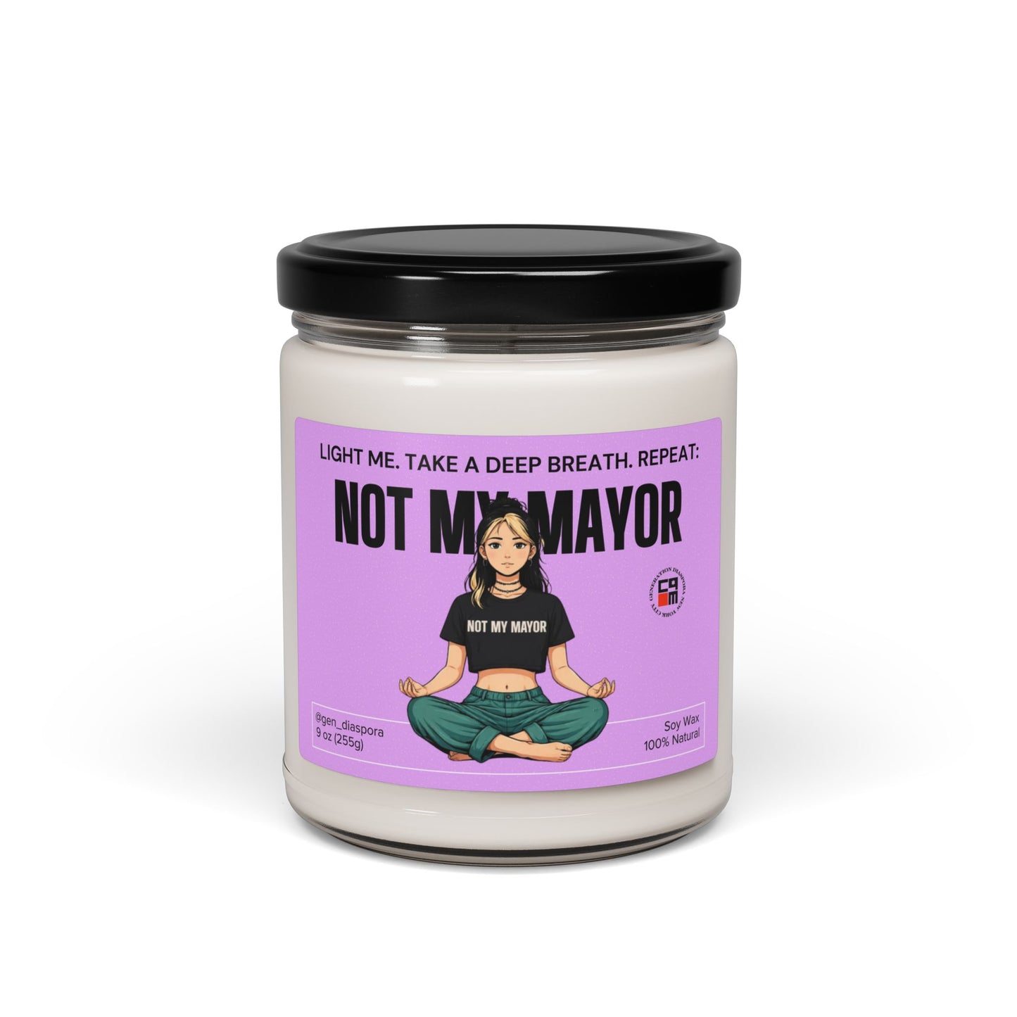 Not My Mayor Scented Soy Candle, 9oz